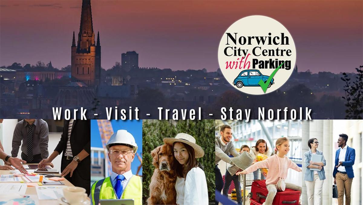 Aparthotel Center Ground Floor Flat With Patio &parking Norwich